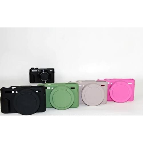 Camera Nice Soft Silicone Rubber Camera Protective Body Cover Case Skin Lens bag for Canon G7XII G7X mark 2 G7X II Mirrorless