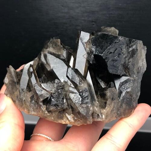 Irregular!!!Natural Black Crystal Clusters, Meditative Reiki Healing Home Decor Gifts