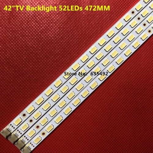 Om 4pcs/kit TV LED Backlight Strips For Tv H-buster Hbtv-42l01fd