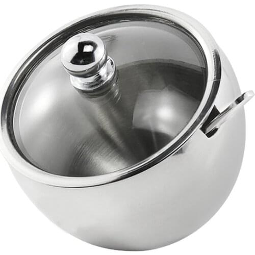 SHENJINLONG Sugar Bowls Stainless Steel