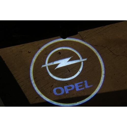 1/2PCS Universal Wireless Car Door Welcome Laser Projector Logo Shadow Led Light for Opel Astra H G Insignia Mokka Zafira Corsa