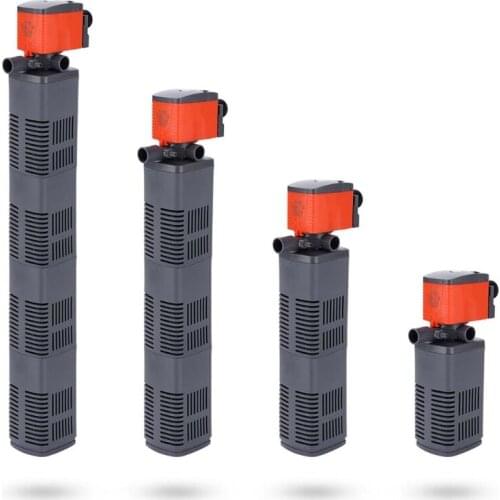 Internal 3-in-1 Aquarium Filter EU Plug Fish Turtle Tank Built-in Filter Pump B2QB