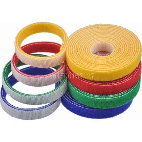 Wide20 mm long Hook Loop Back to Back Cable Tie Nylon Fastening 5 Meters 1PCS cable tie