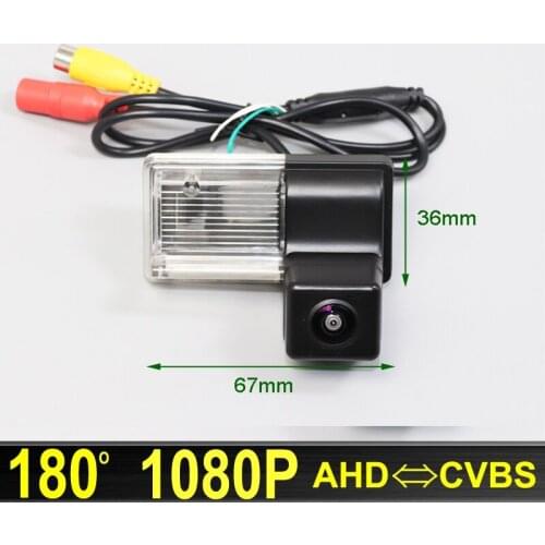 180 Degrees HD 1080P AHD Car Rear View Parking Camera For Toyota Crown 2009 2010 2011 2012 2013 2014 Night Vision Waterproof