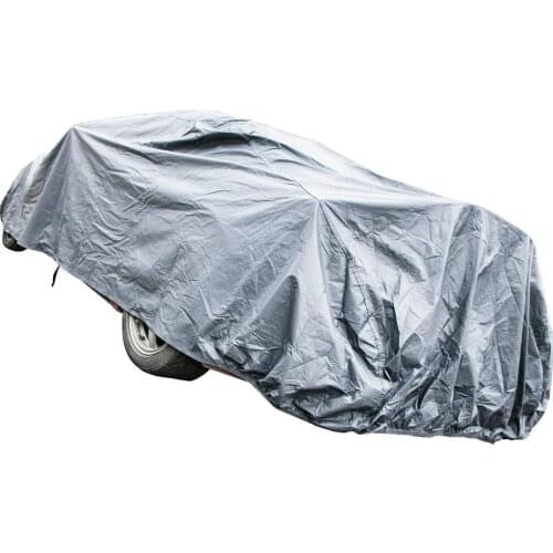 1x Heavy Duty 2 Layer Waterproof Outdoor Full Car Cover Cotton Lined SIZE LARGE L Protects against Snow/Acidic Rain/Dust/UV Rays
