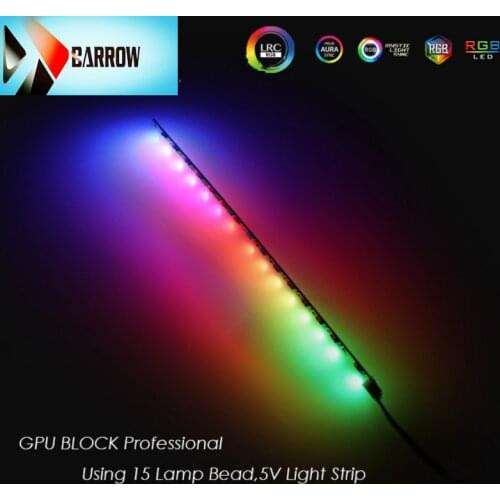 Barrow Rgb-lrc03 Lrc2.0 5v 3pin light strip, especially for Barrow graphics card Aurora 15 lighting beads,Gadget