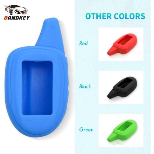Dandkey Russian version M100/M7 Silicone case for Scher-khan Magicar 7 8 9 10 11 12 LCD two way car alarm system M7/M8/M9 LCD
