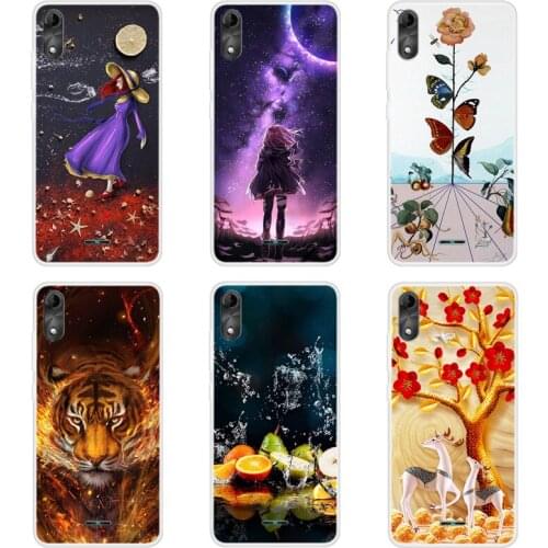 Case For WIKO Y51 Phone Cover Back Fitness Silicone Bumper And Softness TPU With Happy Town Series