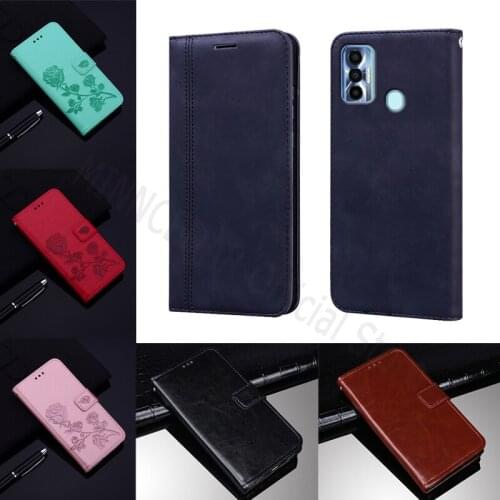 For Tecno Spark 7 Pro Case Flip Wallet Leather Phone Cover On Tecno Spark7 Pro чехолна Magnetic Card Etui Book Hoesje Funda Bag