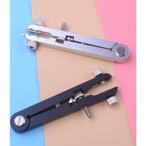 Black/Silver Watch Bracelet Spring Bar Remover Replace Removing Tool Tweezer Repair Plier for Watchmaker with U-needle