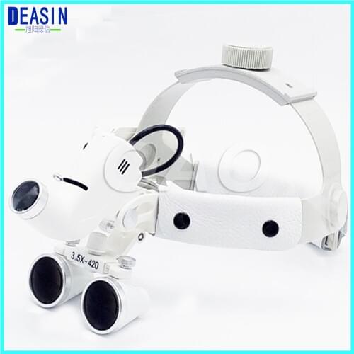 Good Quality Medical Led Light Loupe Magnifier Head Lamp Adjustable High Intensity Operation Chargeable Dental Headlamp Surgical
