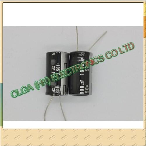 50v1000uf imports of high-frequency electrolytic capacitor 1000 uf-50v Volume 13x25mm Accuracy: 20