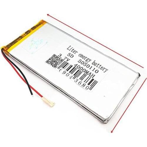 Liter energy battery Good Qulity 3.7V,4000mAH 5050110 Polymer lithium ion / Li-ion battery for tablet pc BANK,GPS,mp3,mp4