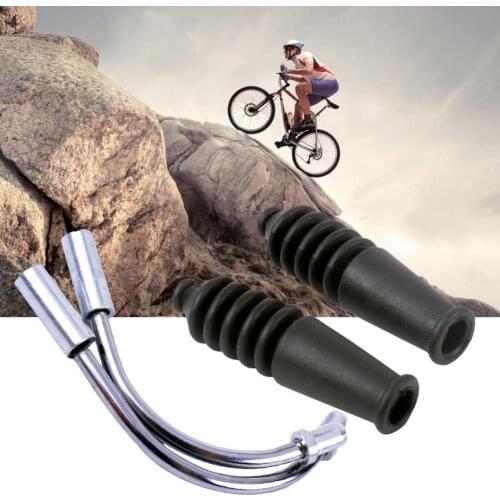 ZTTO 2 Pair Bicycle V Brake Elbow V Brake Dust Cover V Type Brake Guide Tube Cable Guide Elbow Brake Cable Protective Cover