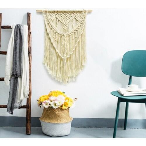 Hot Macrame Wall Hanging Tapestry Wall Decor Boho Chic Bohemian Woven Home Decoration Wall Decor Living Room Decor