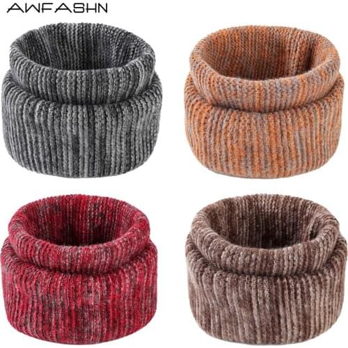 Winter warm scarf unisex thick double layer scarf female high quality 100% cotton fashion soft knitted scarf men casual scarf