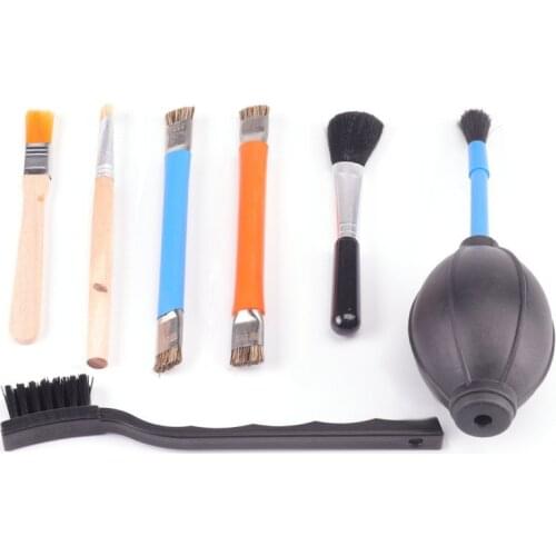 Brush Anti-static Mobile Phone Repair Cleaning Brushs Polishing Brush Double Head Insulation Hard Clean Dust Repair Tool Parts