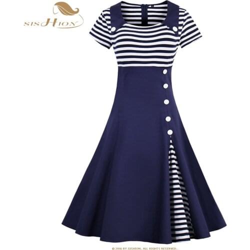 Летние платья в полоску Sishion China At AliExpress