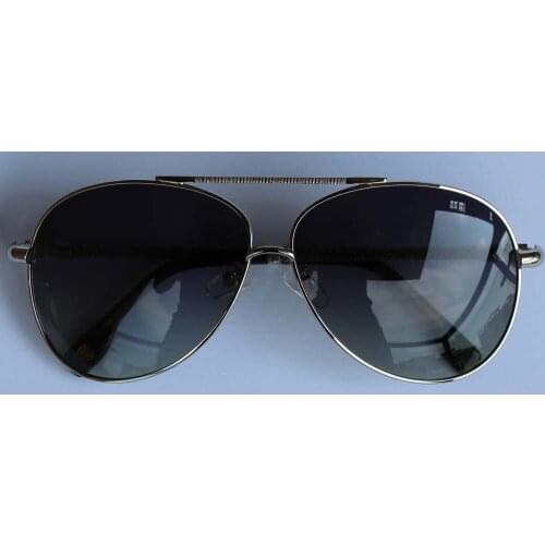 Sunglasses man polarized gray lens double bridges branded design очки солнечные женские oculos de sol masculino Shield shape