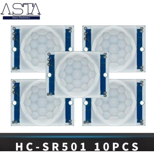 SR501 HC-SR501 Adjust IR Pyroelectric Infrared PIR module Motion Sensor Detector Module