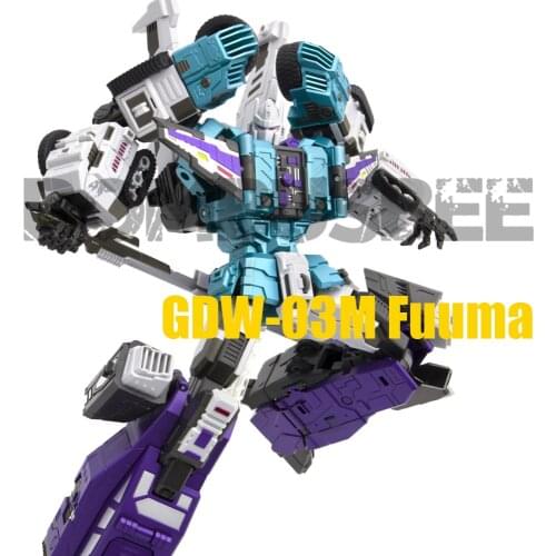 【In Stock】G-creation GDW-03M Fuuma Sixshot Metallic Ver Limited Comic Design Action Figure Robot Transformation Sixchanger Gift