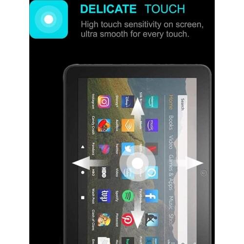 Tempered Glass for Amazon Fire HD 8 10th Gen 2020 Tablet Screen Protector Protective Film High-quality Tempered Film