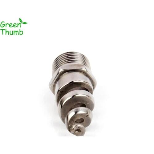 1-10pcs 1 Inch Stainless Steel Spiral Nozzle Male Thread Silver Atomizating Sprinkler High Quality Metal Spiral Sprinkler