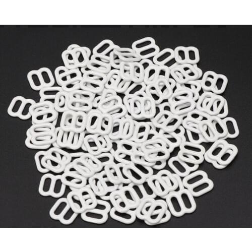 100pcs Metal Lingerie Adjustable Sewing Bra Sliders Rings Buckles DIY 6mm-15mm Drop Shipping