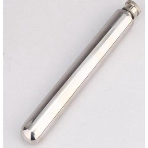50pcs 1.5oz Stainless Steel Tube Hip Flask Wine Bottle Portable Alcohol Whiskey Flasks As Gift Mini Tube Liquor Pot