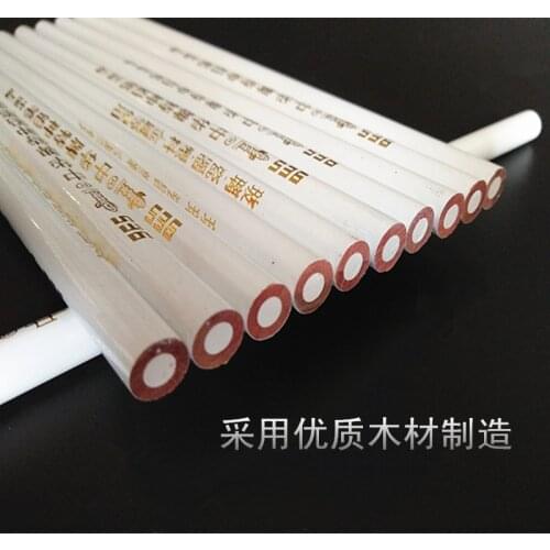 50pcs Special white pencil Point line Leather garment glass Woodworking pen Wax lead free shipping