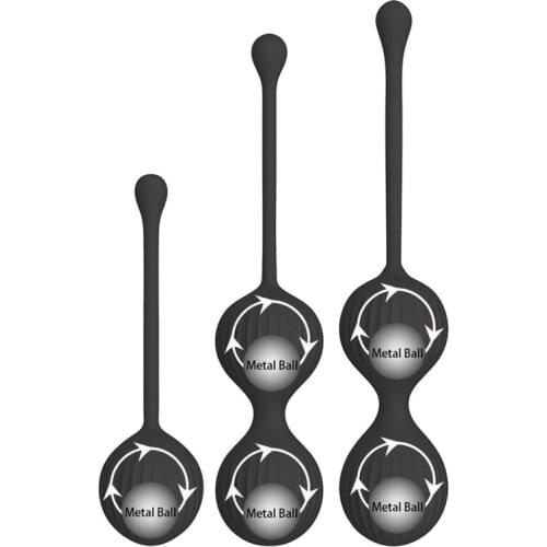 Safe Silicone Ball Vibrator Kegel Ball Ben Wa Ball Vagina Tighten Exercise Machine Sex Toy for Women Vaginal Geisha Ball