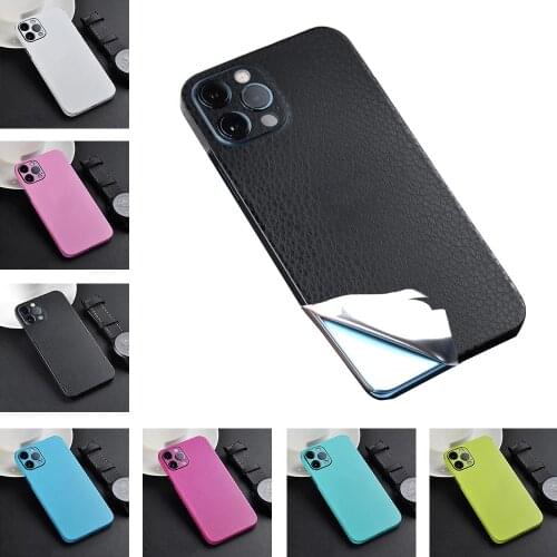 For Iphone 11 12 Sticker Phone Screen Protector Protective Cover Decorative Films Ultra-thin Back Film dermatoglyph