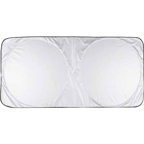 Double Circle Car Front Windshield Sun Heat Blocking Anti-UV Cover Protector Car Interior Accessories Car Sunshades