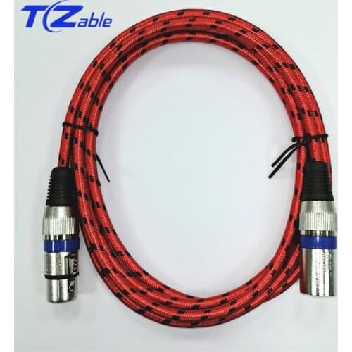 XLR Cable 2M 3M 5M 3Pin XLR Male to Female Audio Patch Extension Lead Karaoke Microphone Cable for Mixer Amplifiers XLR Cord