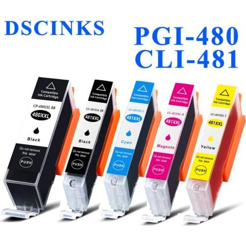 PGI-480 CLI-481 XXL Ink Cartridge for Canon Pixma TR7540 TR8540 TS6140 TS8140 TS9140 printer compatible cartridges PGI480 CLI481