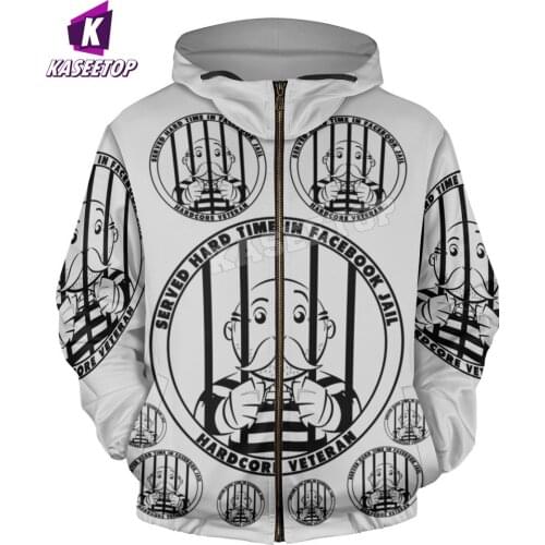Kaseetop Men's Zip Hoodies