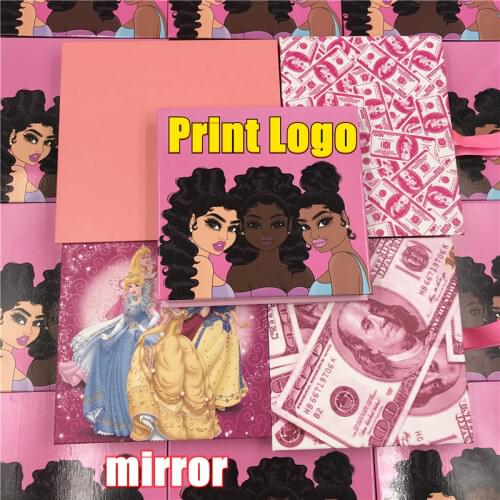 Lash Boxes with mirror Wholesale Eyelash Packaging Newest 1/2/3pair Empty Lash Case 25mm Mink Lash Boxes Packaging free logo