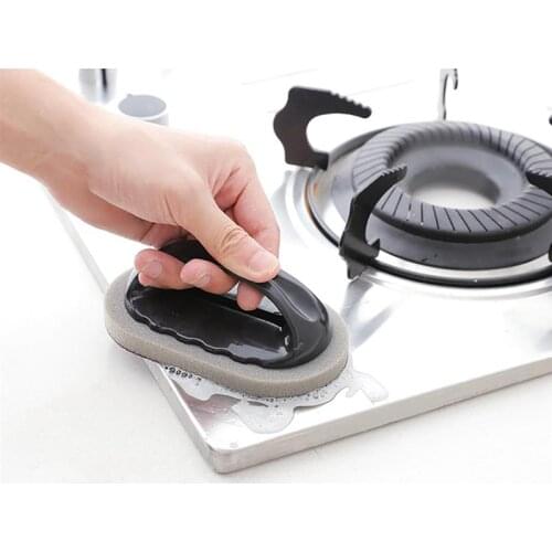 Kitchen Sponge Brush Sponge Cleaning Brush Descaling Knife Pan Cleaning Pot Cleaner Strong Decontamination Brushes