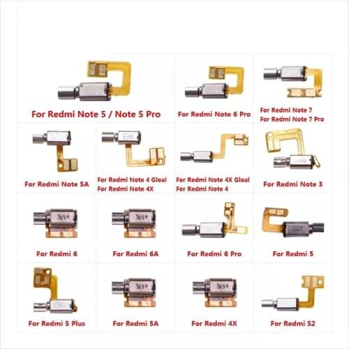 Module For XiaoMi Redmi Note 7 6 5 S2 5A 4 4X 3 Pro Plus Global Vibrator Module Flex Cable Vibration Motor Repair Parts