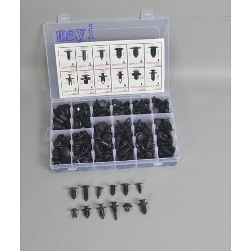 [240 Pcs]Push Retainer Set - 12 Most Popular Sizes & Applications For Mitsubishi Galant Lancer Cargo Evolution Ralliart Minica