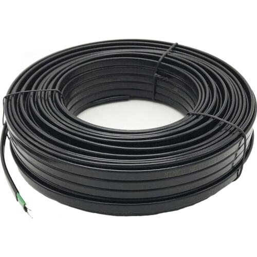 100 Meters High Quality Pipe Heating Cable Self Limiting Heater Warm Floor Heating Wire Water Pipe Anti-freeze Frost Protection