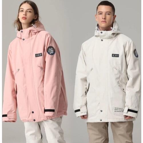 New Warm Ski Jacket Men Women Waterproof Windproof Skiing and Snowboarding Jacket Pants Set Female Snow Costumes Outdoor Wear