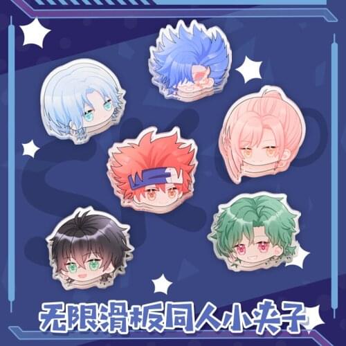 NEW Anime SK EIGHT SK8 the Infinity REKI SNOW Cherry Blossom PP Clip Stationery Cartoon Creative File Small clip Prop Xmas Gifts