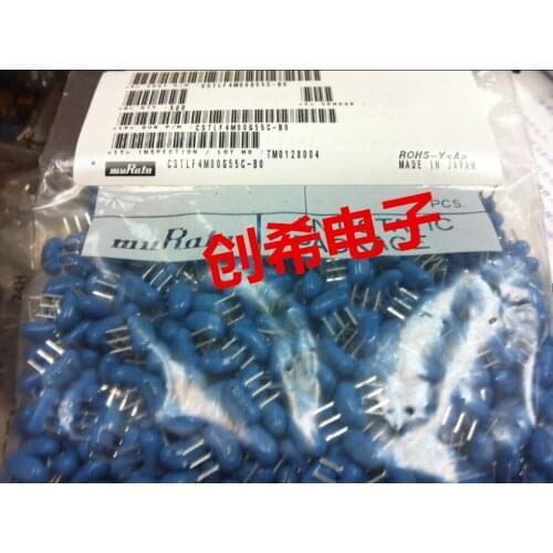 Original new 100% CSTLF4M00G55C-BO DIP 4MHZ 4.000MHZ ceramic oscillator tripod CST4M optical surface (Inductor)