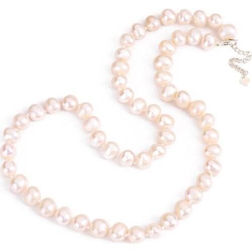 Xuanpai necklace with natural fresh water pearl necklace, bright pearl pendant, mothers Day Jewelry