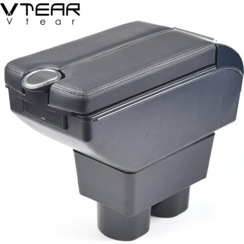Vtear For Nissan Tiida Armrest Interior Center Console Storage Box Arm Rest Car-Styling Accessories Decoration Parts 2007 2008