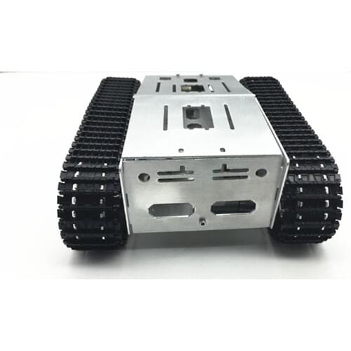 4WD Metal Tank Smart Crawler Robotic Chassis for DIY RC Robot Toy Car Spare Parts F22503