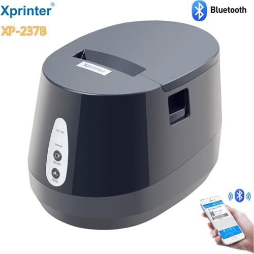 Xprinter Label Printer 20mm-48mm Multi-Func Tion Portable Bluetooth Printer Label/Receipt Double Printers 237B