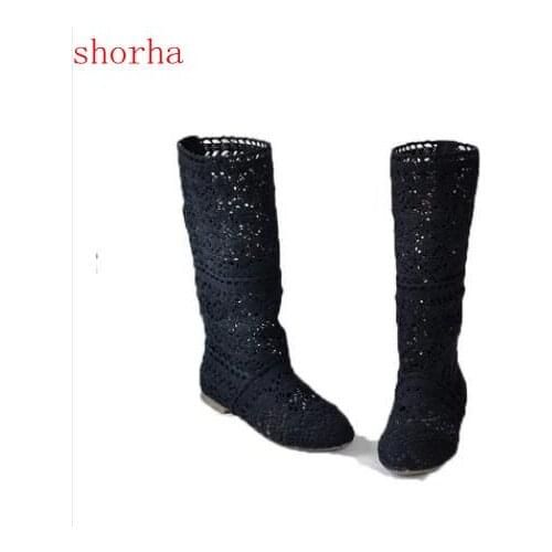 Fashion Best-Selling Children Shoes Girls Boots Kids Shoes Breathable Children Boots Drill Hollow Mesh Boots For Girls