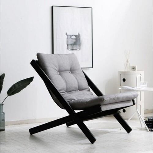 Nordic lazy sofa / single multifunctional bedroom leisure sofa / living room sofa / recliner / foldable